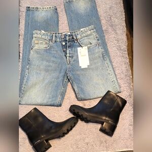 New with Tag blue jeans brand Zara size #34